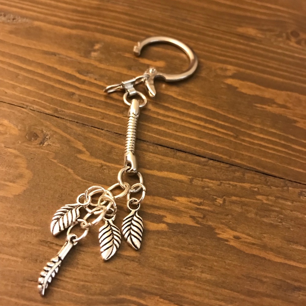 Light as a Feather Purse Charm